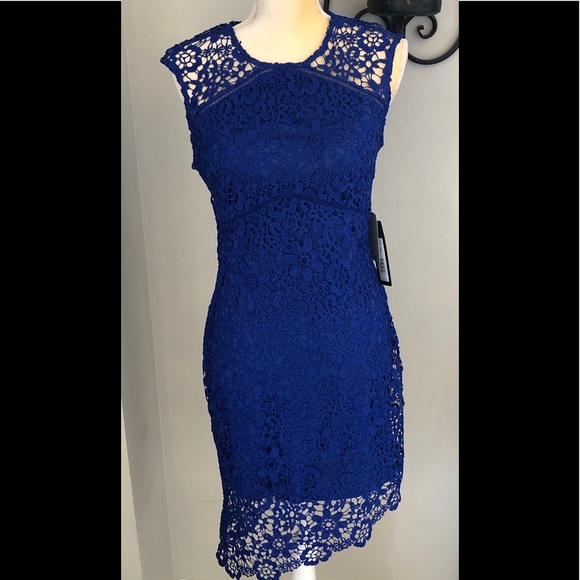 bebe Dresses & Skirts - BEBE LACE SLEEVELESS DRESS, NWT